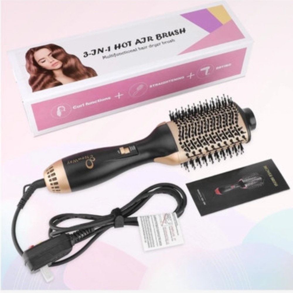 Gold and Black 3-in-1 Hot Air Brush